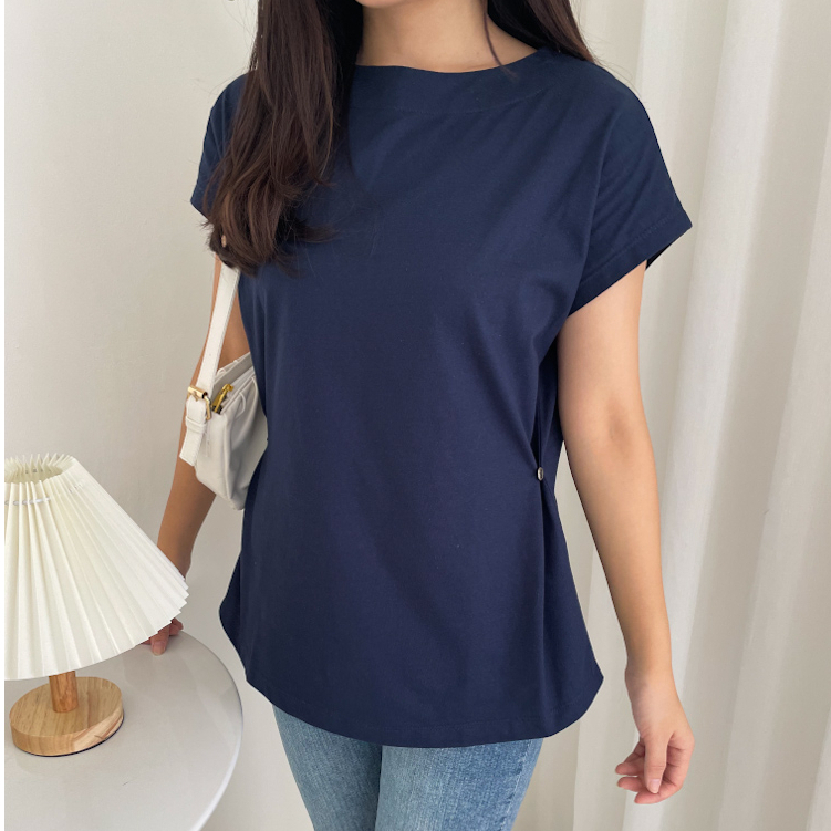 Kadaka T-0165 Top Atasan Variasi Kancing Cotton Comfy