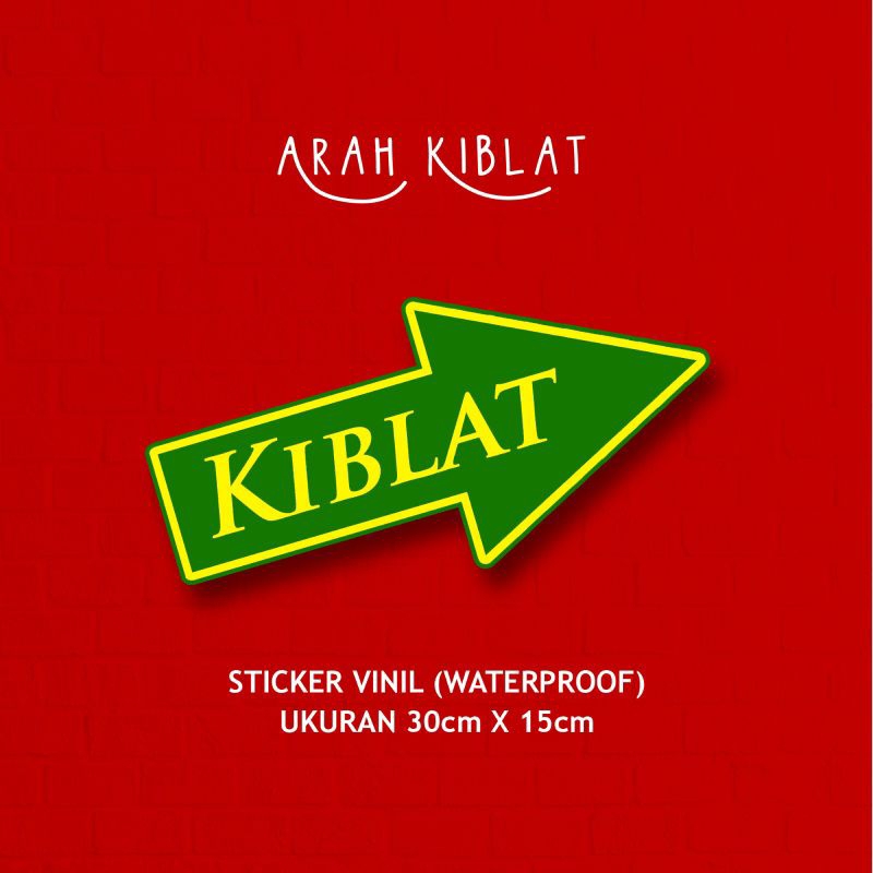

STICKER ARAH KIBLAT