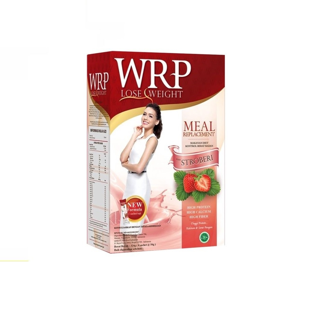 

SUSU BUBUK WRP LOSE WEIGHT STROBERI 324 GRAM (6 X 54 GRAM)