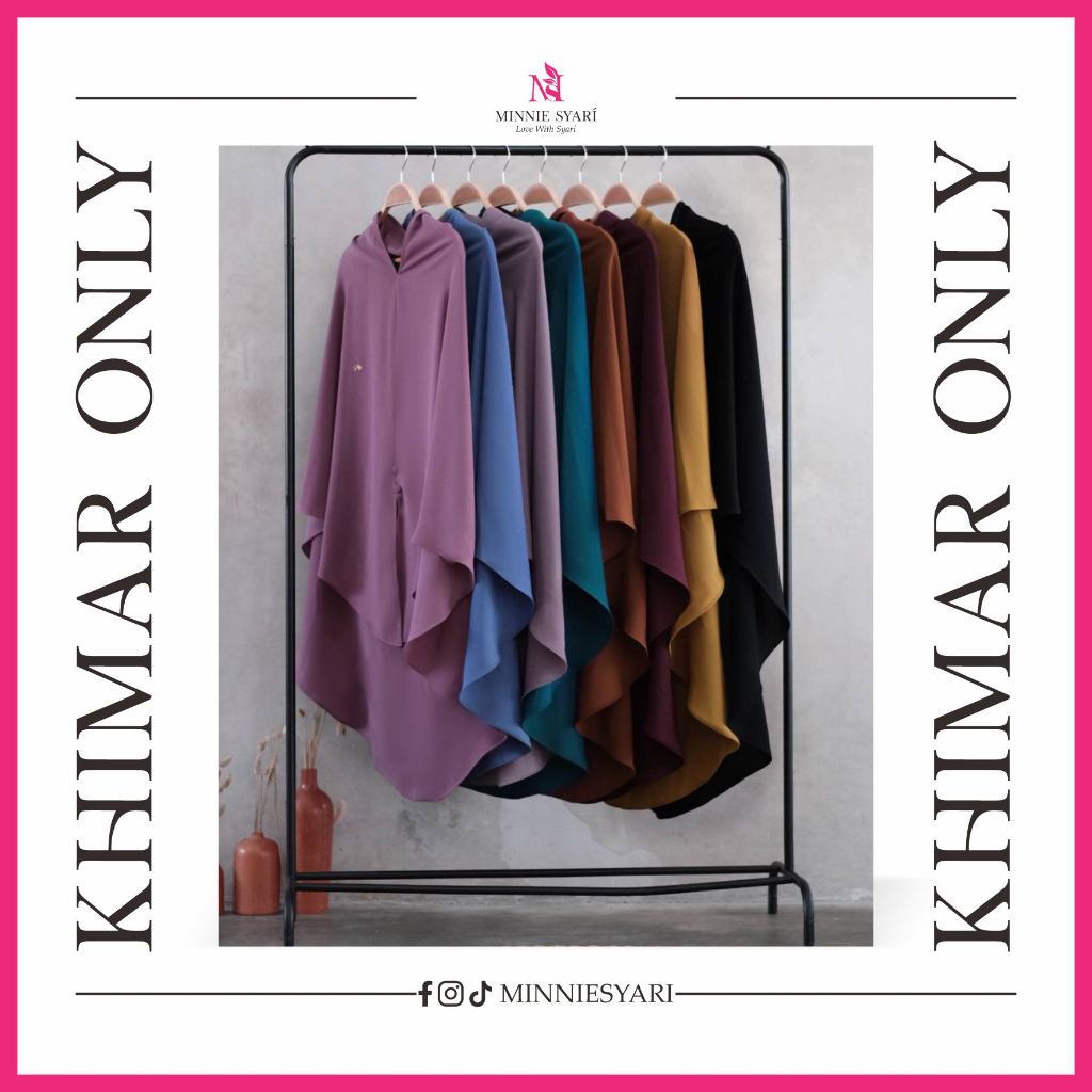 KHIMAR BASIC CAMELIA BY ALFI HURAIYAH