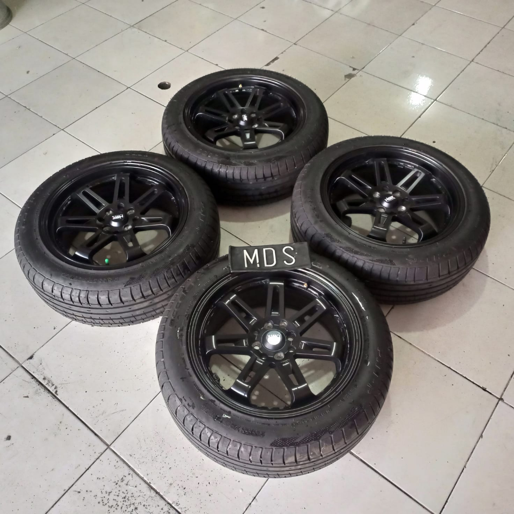 Velg Mobil Second Ring 17 Hsr Dainon R17 Lobang Baut 4 Ban 215 55 R17 Accelera