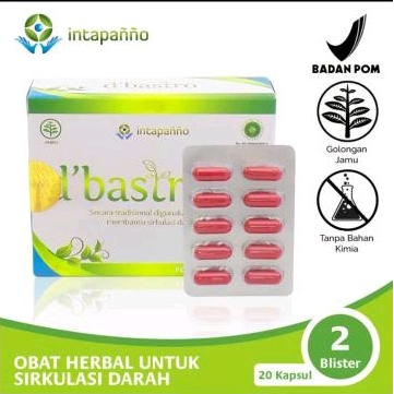 INTAPANNO D'Bastro Obat Herbal Stroke 60 Kapsul