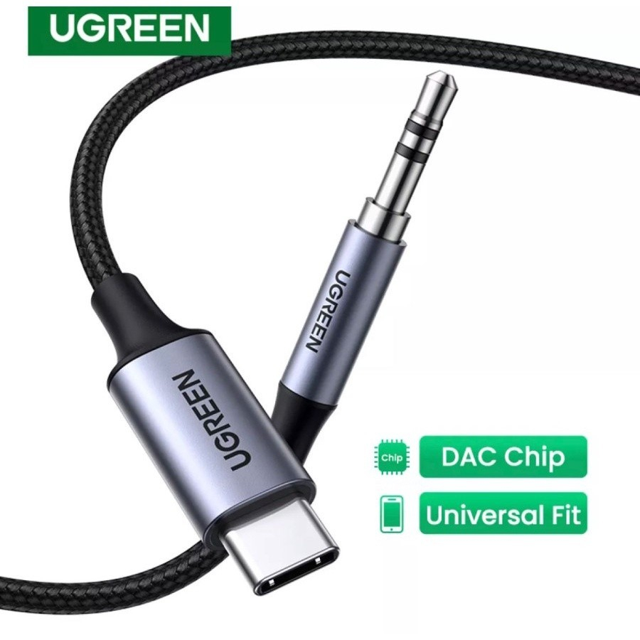 UGREEN Usb C to Aux Jack 3.5mm DAC Chip Hifi - Ugreen DAC 20192 80154 20194 Type C Usb C to Jack Aux Original