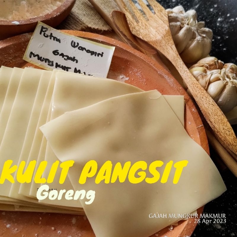 

kulit pangsit goreng renyah