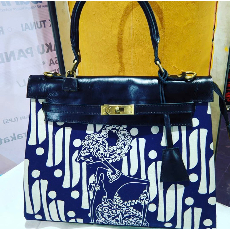 Tas Wanita/ Tas Jinjing/ Tas Batik/ Tas Wanita Herm*s Batik Wayang