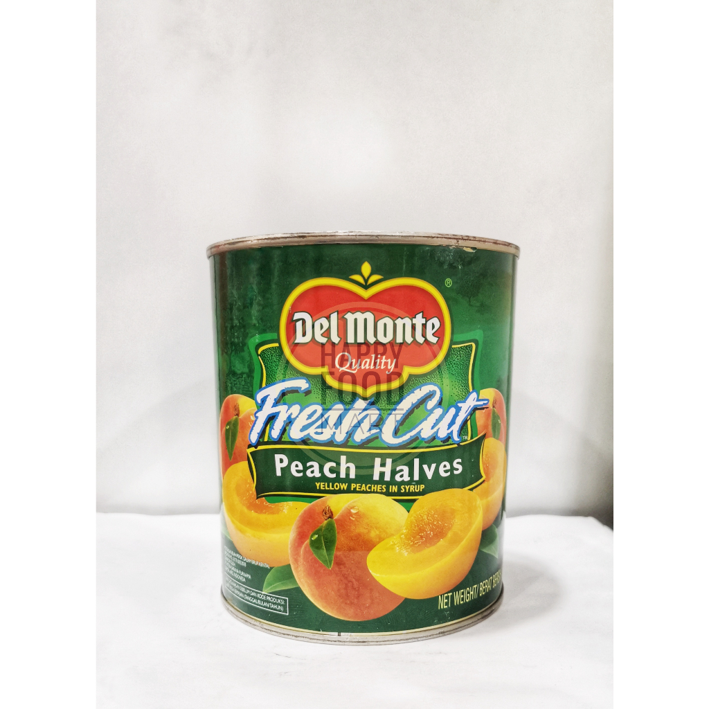 

[HALAL] DEL MONTE FRESH CUT PEACH HALVES 825G/DELMONTE PERSIK KALENG/BUAH KALENGAN/YELLOW PEACHES