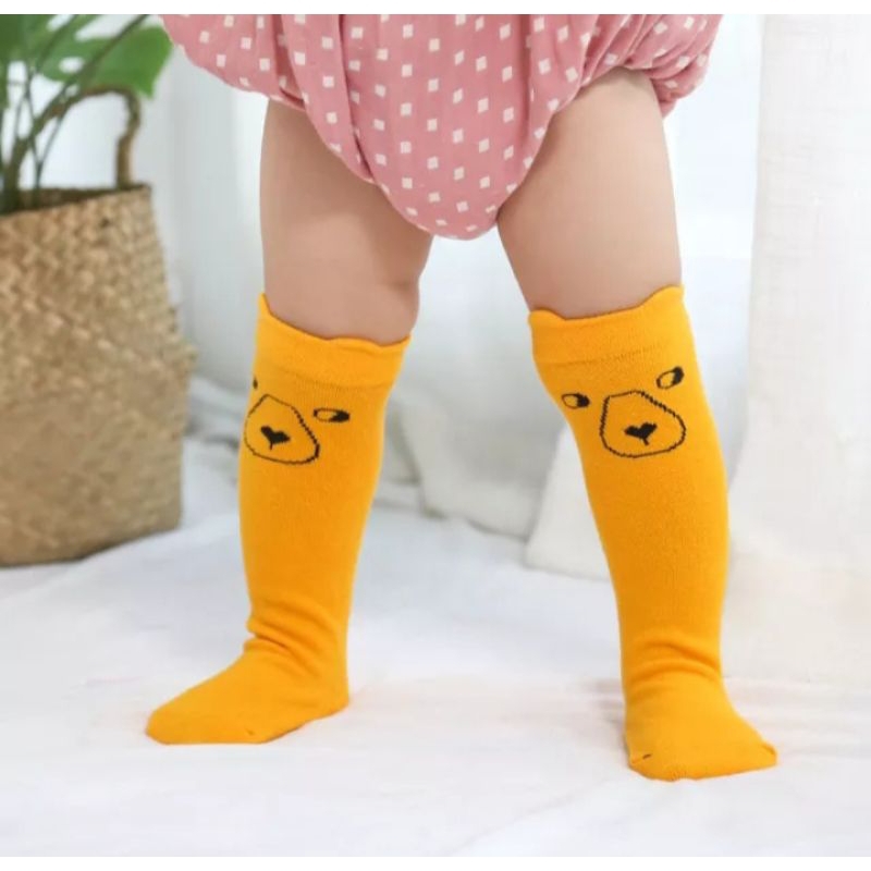 Kaos kaki bayi panjang anti slip laki laki perempuan