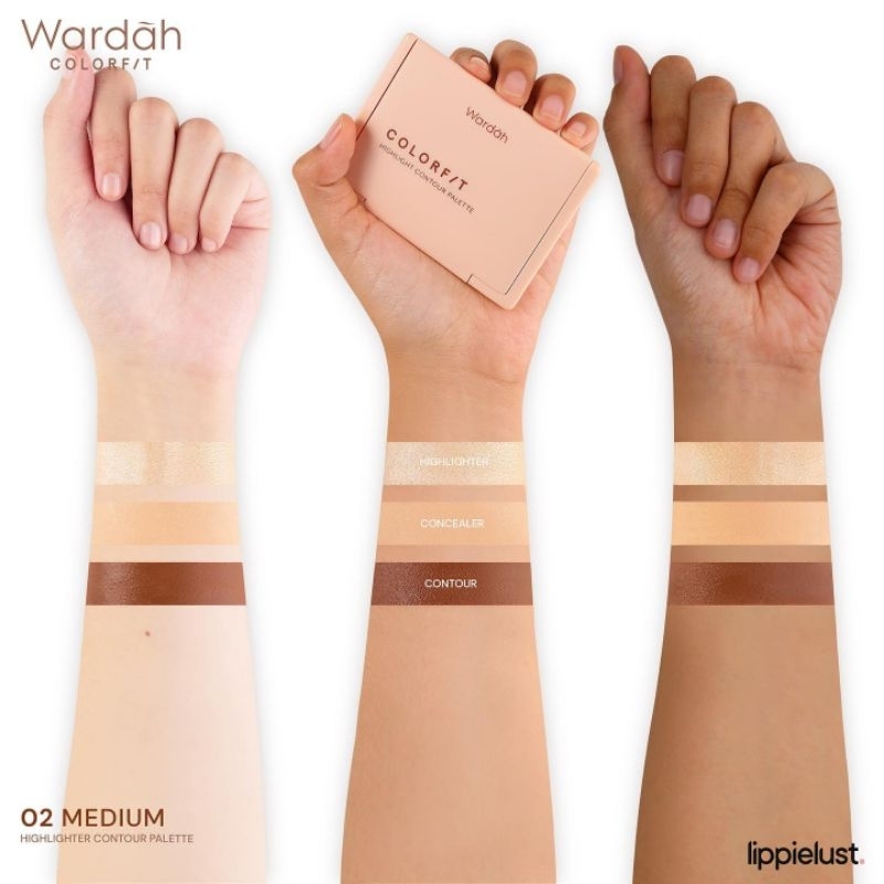 WARDAH Colorfit Highlight Contour Palette 10,2gr