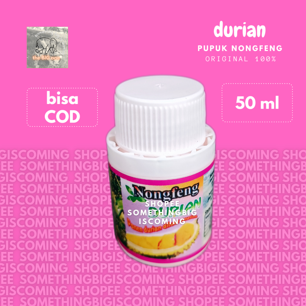 Pupuk Nongfeng Perangsang Boster Booster Hormon Tanaman Pohon Buah Durian Duren Agar Berbuah Diluar 