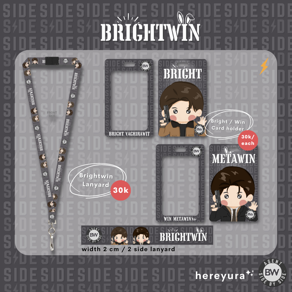 BRIGHTWIN CARD HOLDER SIDE BY SIDE BRIGHT VACHIRAWIT WIN METAWIN 2GETHER