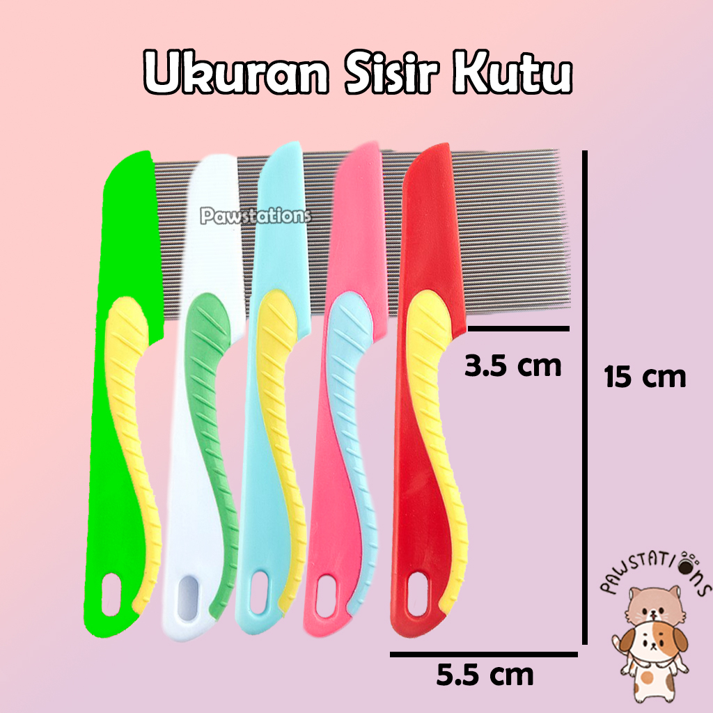 Sisir Kucing Bulu Panjang Sisir Anjing Bulu Panjang Sisir Kucing Rambut Panjang Sisir Anjing Rambut Panjang Sisir Kutu Kucing Sisir Kutu Anjing Sisir Kutu Gagang Besi Sisir Kutu Serit Besi Stainless Steel