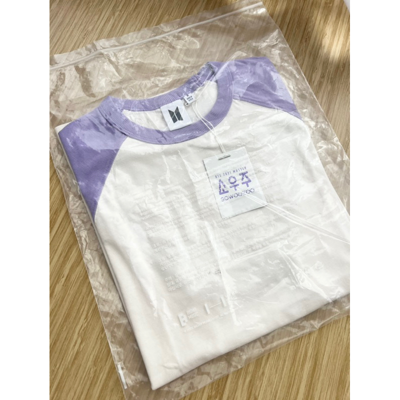BTS sowoozoo t-shirt purple M PRELOVED LIKE NEW