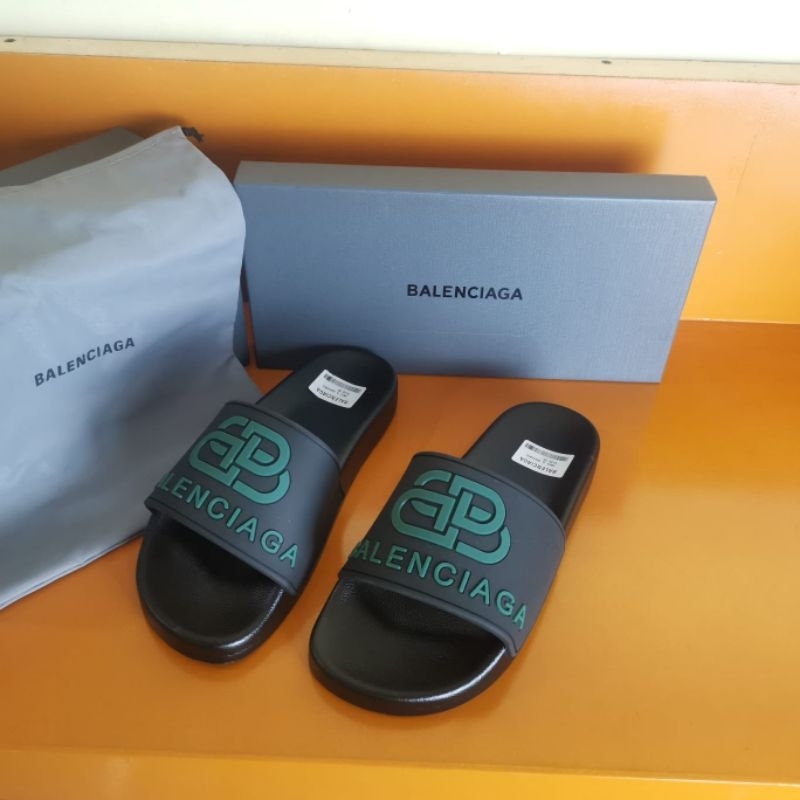 sandal pria sendal cowok bal3 slide import selop p1shoes sandal santai rubber