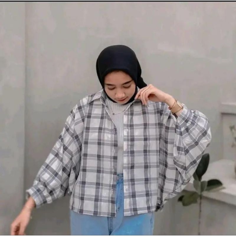 BATWING BALON FLANEL BATWING KOTAK OUTER GIRD KEKINIAN