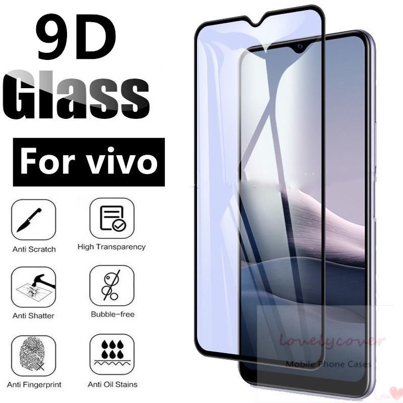 Tempered Glass Full Vivo Y22 / Y22S / Y21 / Y21S / Y21T / Y21A / Y20 / Y20i / Y20S / Y20S G / Y20A   Anti Gores Full Layar 5D/9D/99D