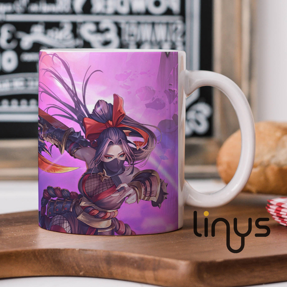 Mug Mobile legends bang bang ML Hero Hanabi and Zhask