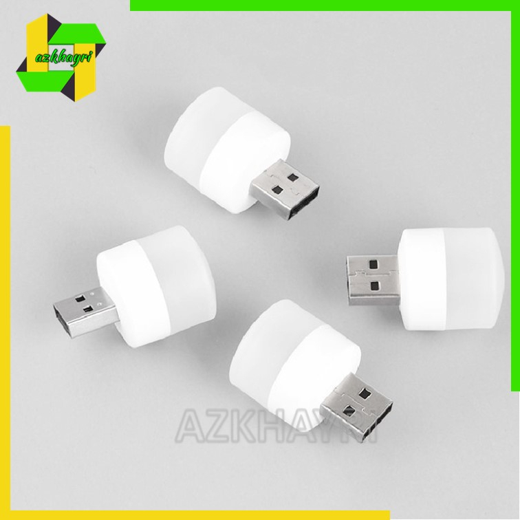 Lampu Mini LED USB Eye Lampu Tidur Mini Travel Baca Emergency Bohlam Bulb Light Kecil