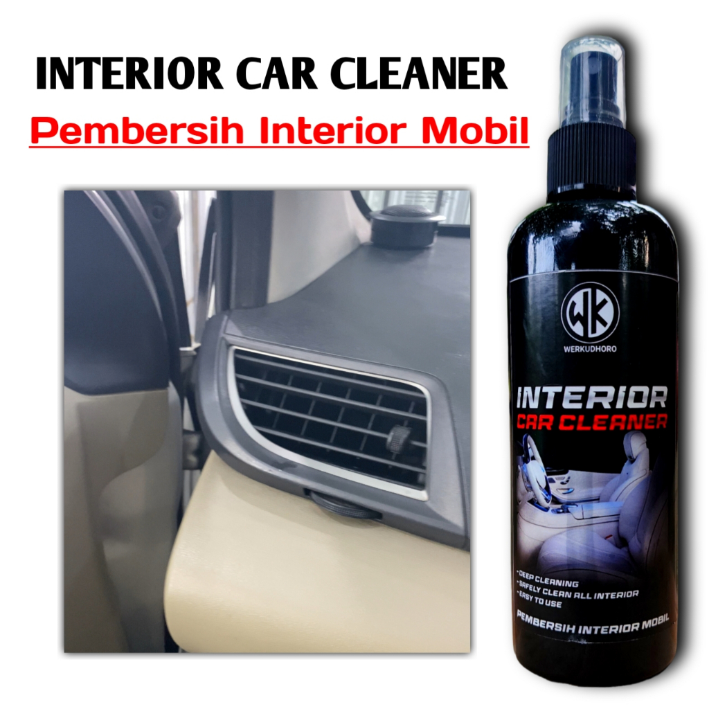 Pembersih Interior Mobil / Jok Dasboard plafon kulit vinyl plastik karet