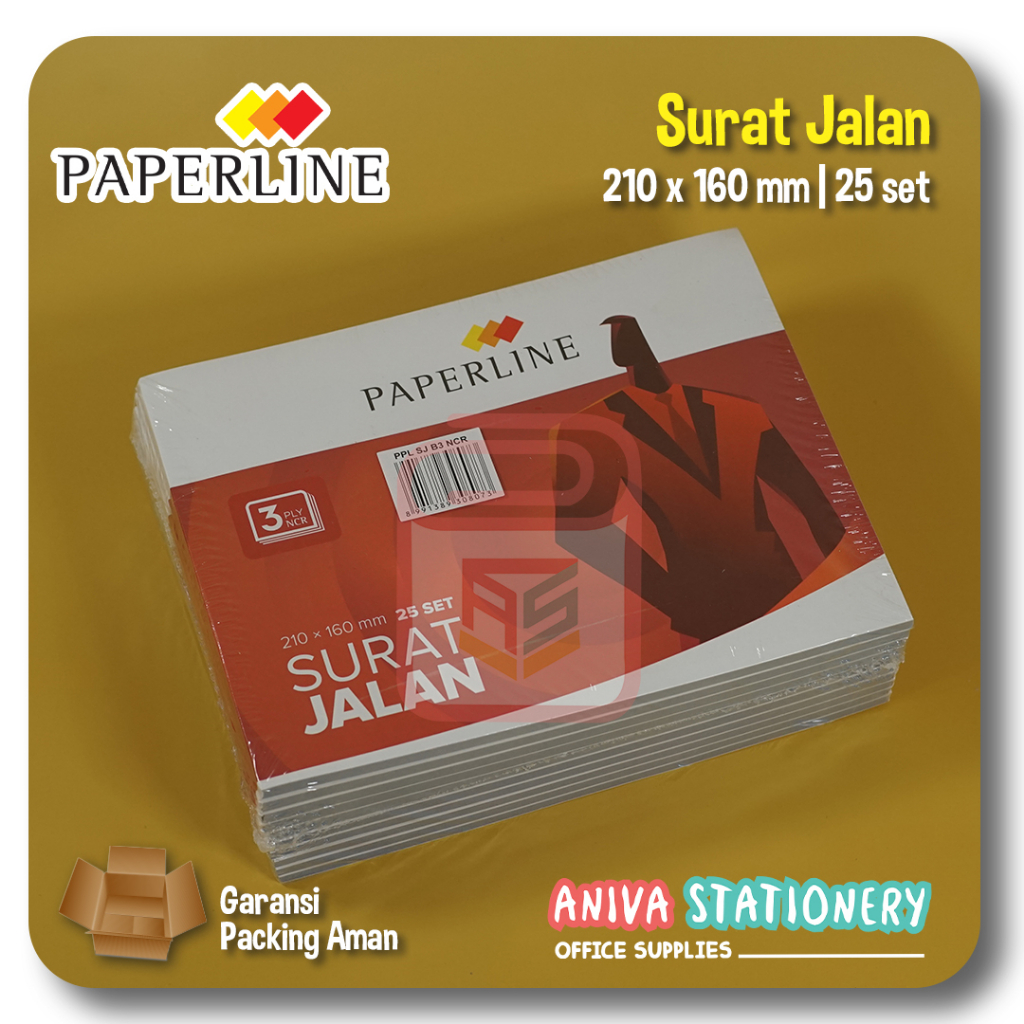 

PAPERLINE BUKU SURAT JALAN B3 RANGKAP 3 PLY NCR SURAT PENGANTAR BARANG