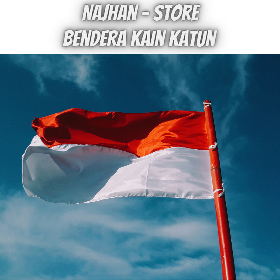 Bendera Merah Putih Bendera Kain Katun Termurah