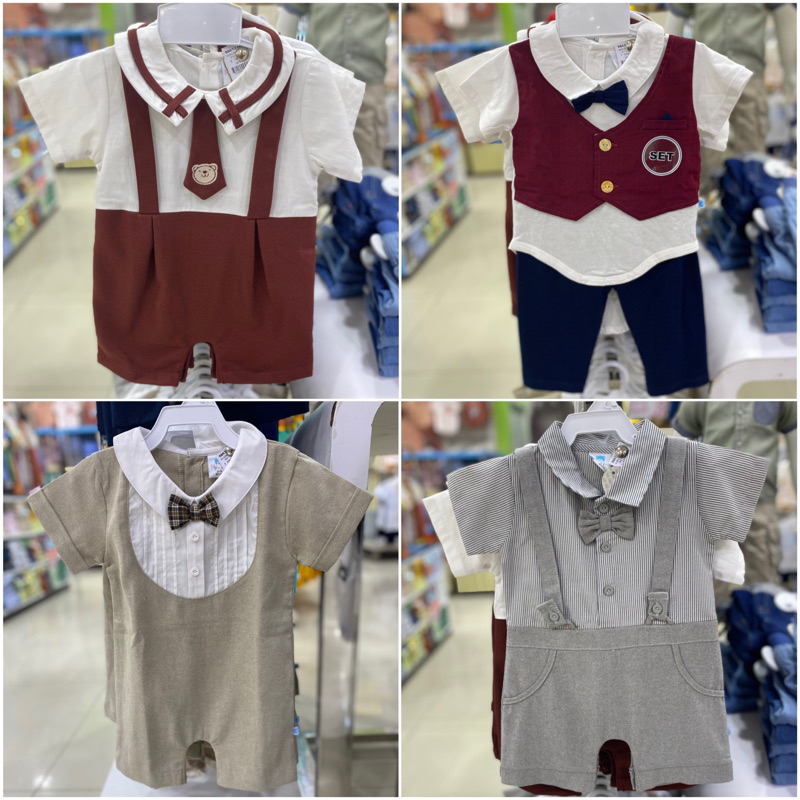Jumpsuit/Setelan anak balita laki-laki Pipiniko (3bulan-3tahun)
