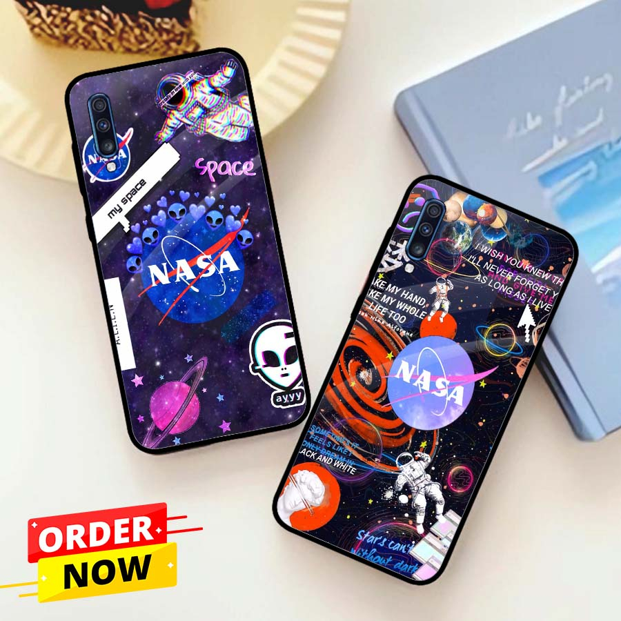 (MT78) Case Kilau Samsung A70 | Casing Hp Samsung | Pelindung Smartphone Seven Case | Nasa