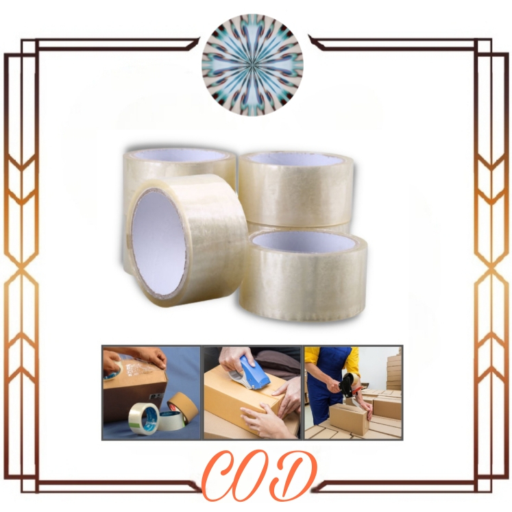 (GS8)Lakban Bening Coklat 72Yard X 45Mm /Lakban Packing