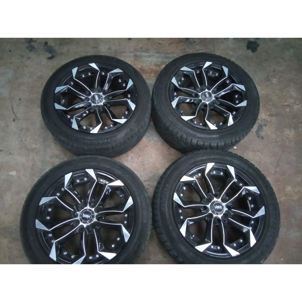 Velg Mobil Bekas Ring 15 LABANG R15X7 Lubang 4 ET42 BAN 185-195 55 R15