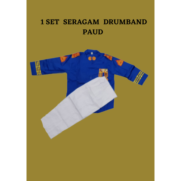 1 SET SERAGAM DRUMBAND ANAK TK