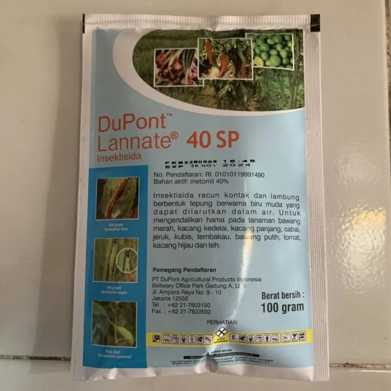 Dupont lannate 40sp (biru) 100gram