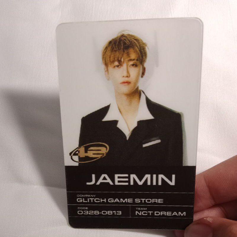 Photocard official Jaemin lenticular scratch [BACA DESK]