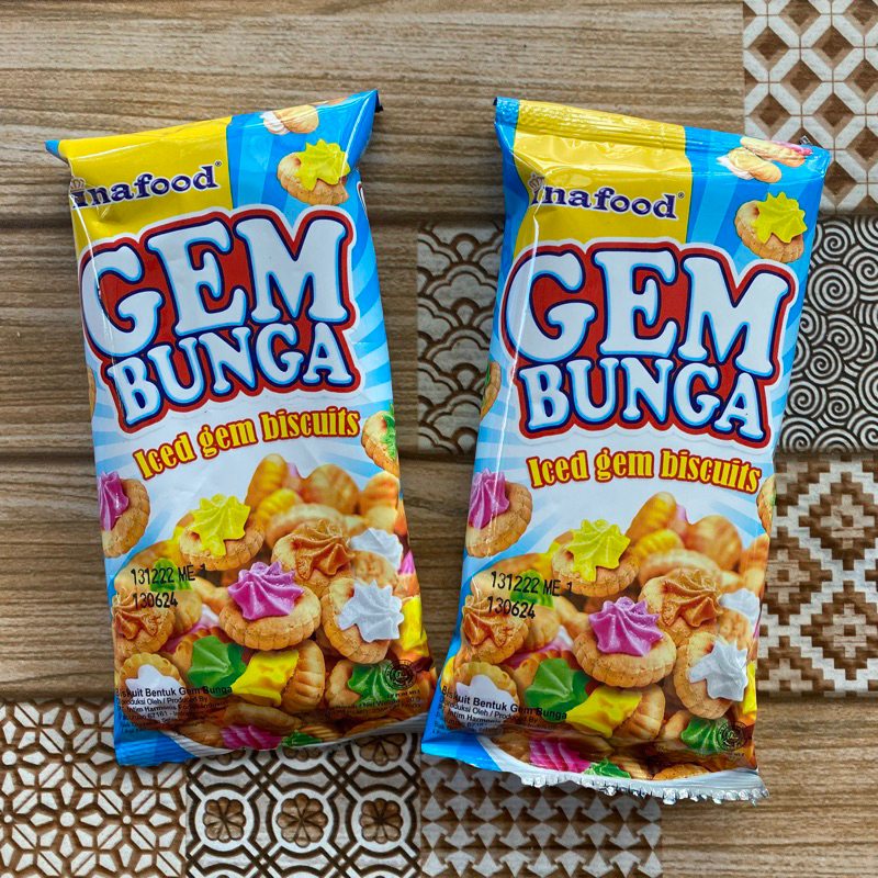 Biskuit Gem Bunga Inafood 20gr