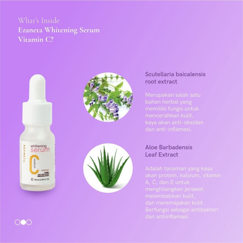 ❤ MEMEY ❤ EZANETA Whitening Serum Vitamin C 10ml