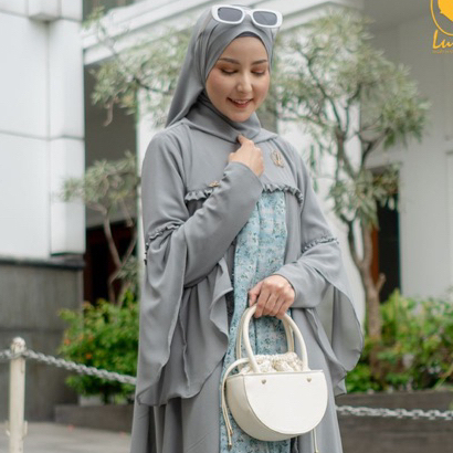 GAMIS DHAFIA I Luna Hijab I Luna Hijab Is our Crown I Fashion Muslim I Dress