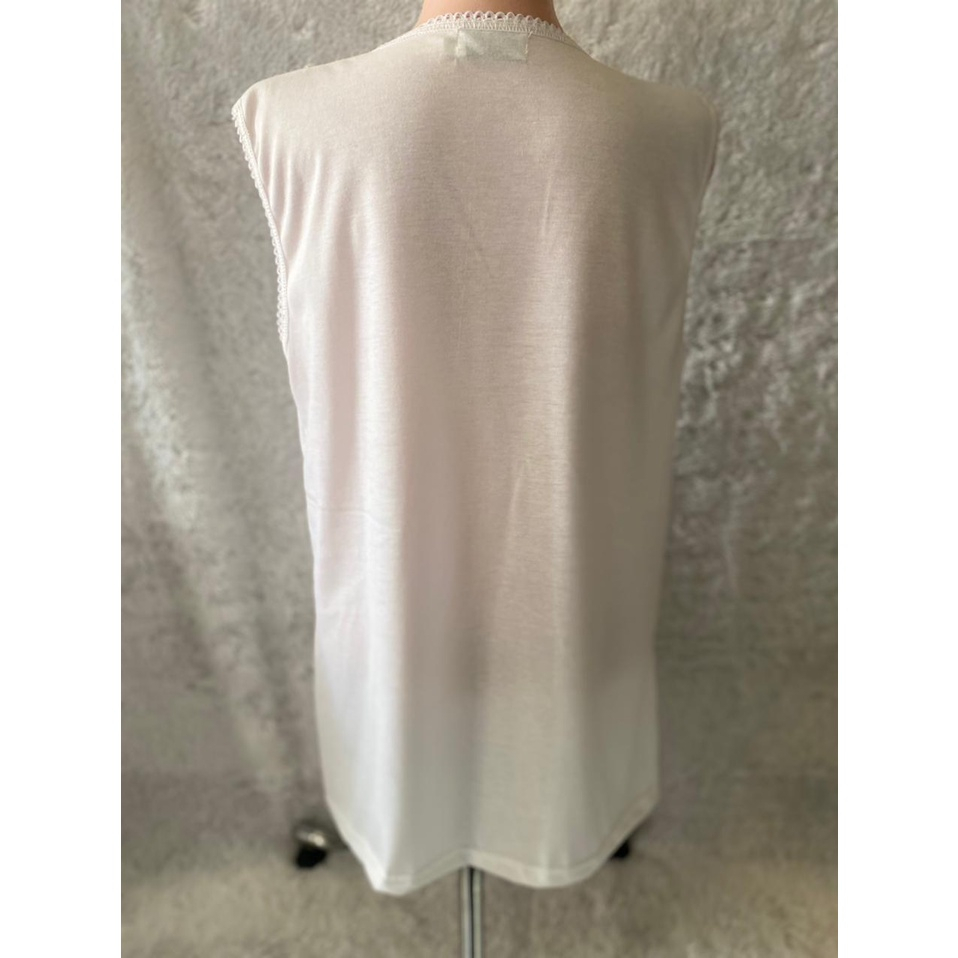 DALAMAN SINGLET WANITA BAJU HAJI DAN UMROH / SINGLET KANTONG WANITA / Singlet Renda Saku Satu / Perlengkapan Haji Dan Umroh Wanita