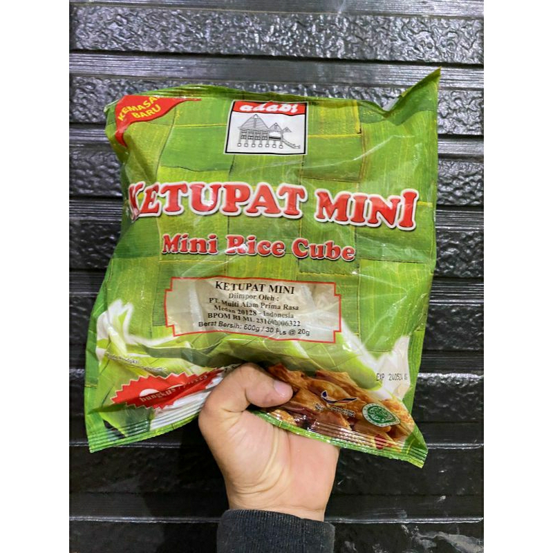 

Ketupat Mini Adabi isi 30pcs (ED. April 2026)| Ketupat instan | Lontong Praktis | Ketupat Kekinian