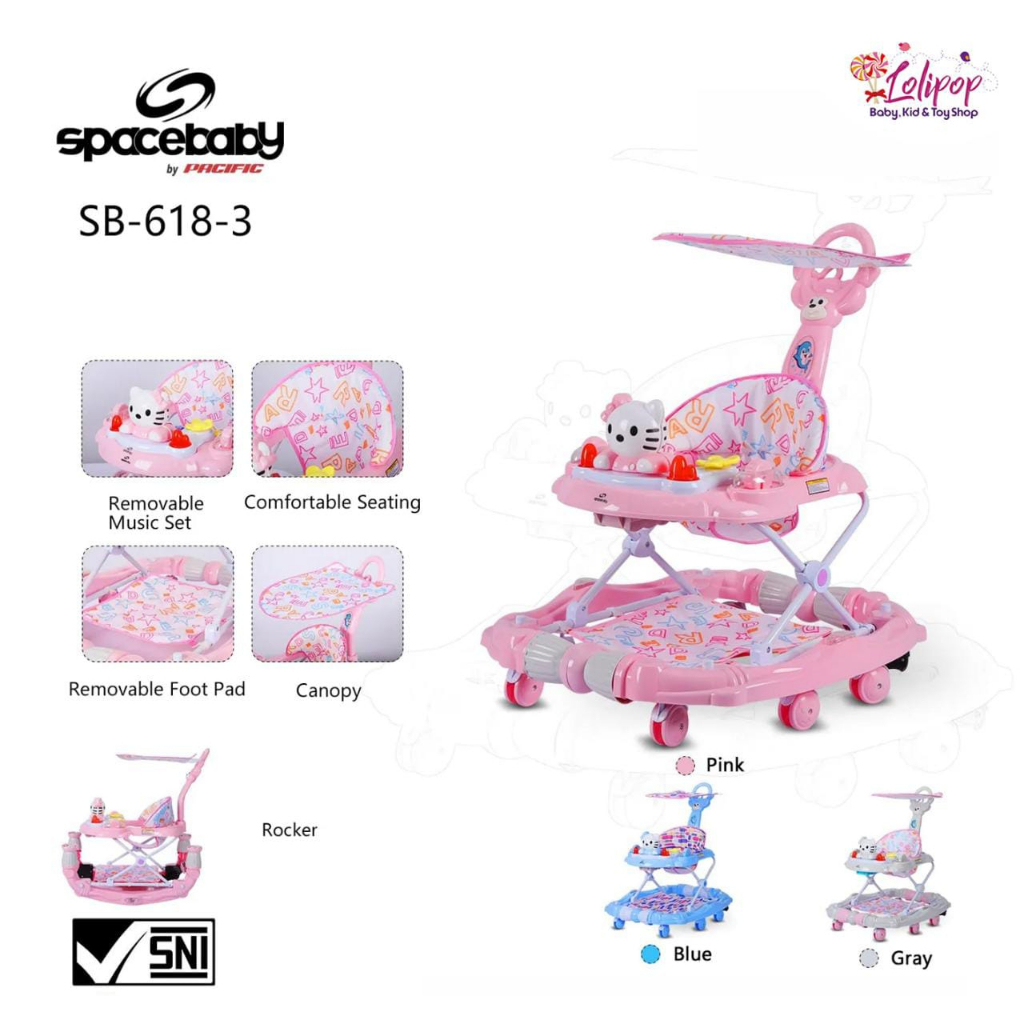 Spacebaby Walker SB 618-3/Bisa Ayun