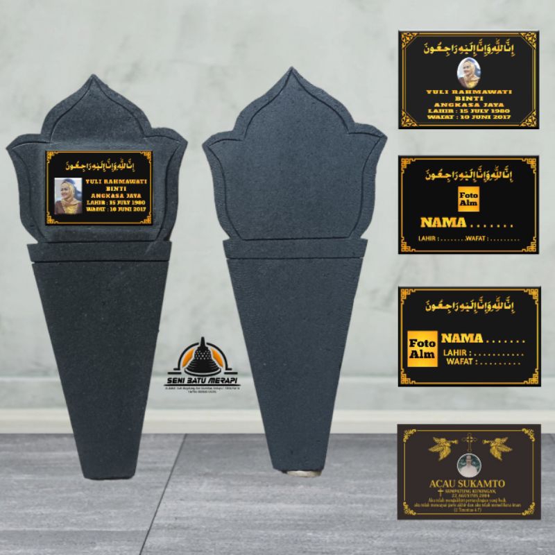 batu nisan terbaru batu alam asli