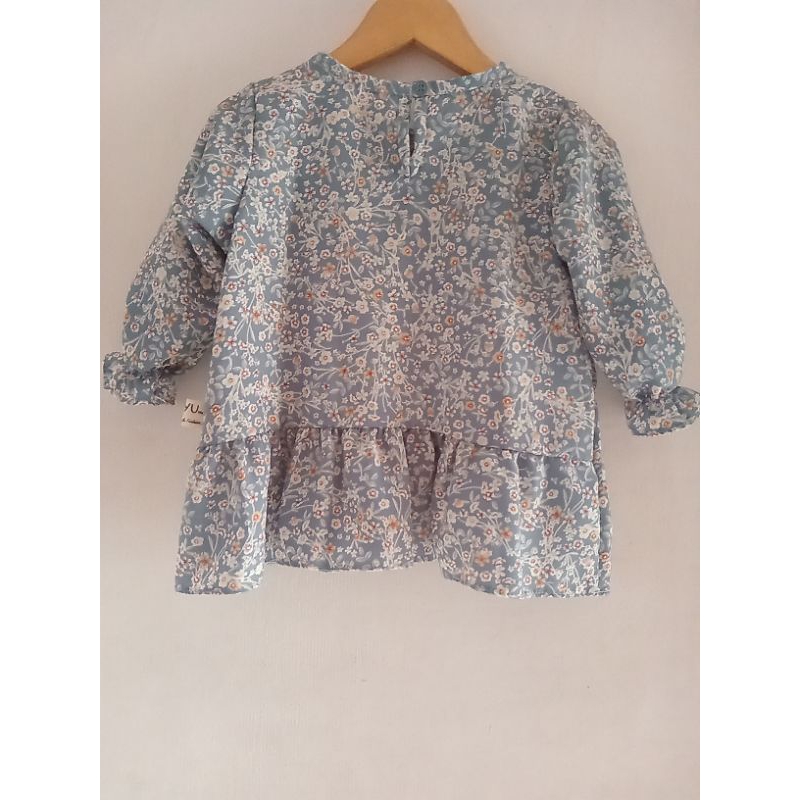 tunik anak bunga vintage