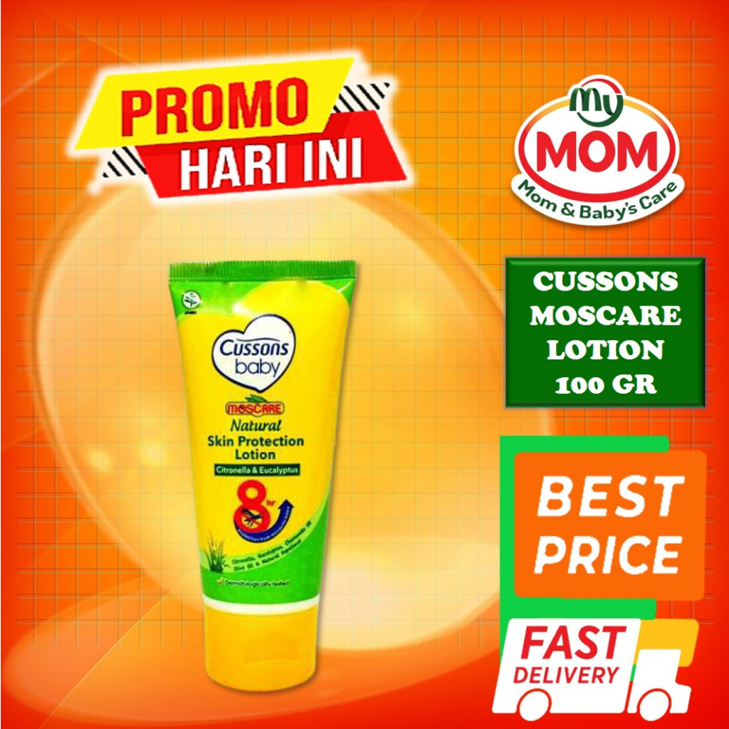 [BPOM] Cussons Baby Moscare Lotion Anti Nyamuk 100gr / Cussons Telon Cream / MY MOM