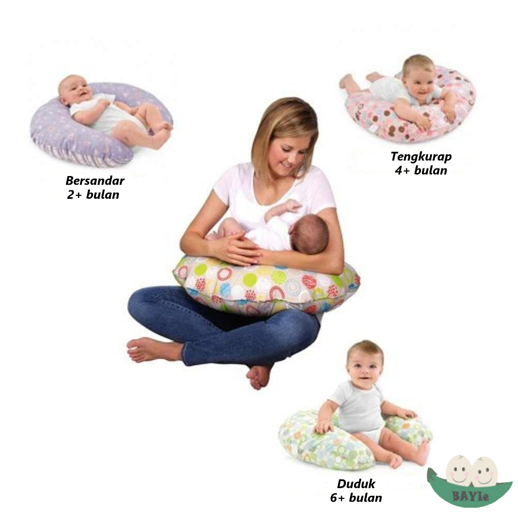 BAYIe - Bantal Menyusui JUMBO Motif Karakter / Nursing Pllow / Bantal Ibu Menyusui ASI / Bansui/Kasur Bayi / Kado Bayi Multifungsi