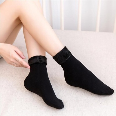 T&amp;Y Kaos Kaki Wanita Panjang Tebal Musim Dingin 2 In 1 6734 Kaos Kaki Hangat Bahan Thermal Tebal Korea Style Kaos Kaki Outdoor Murah