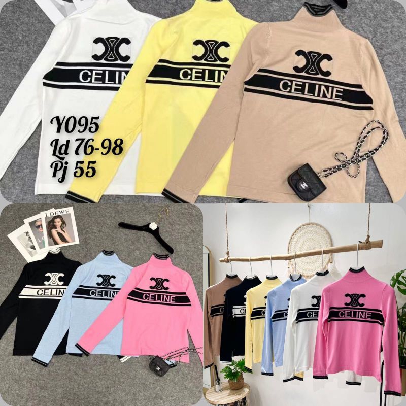 ATASAN RAJUT TURLE NECK // TOP RAJUT IMPORT PREMIUM // BLOUSE RAJUT  IMPORT PREMIUM // FASHION IMPORT BKK