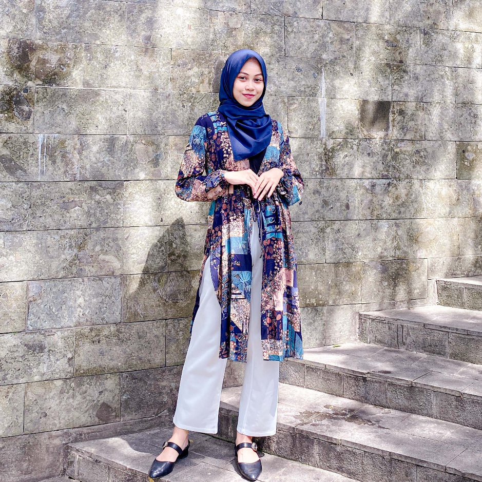 Outer Wanita Motif Kekinian | Outer Pantai Wanita | Outer Motif