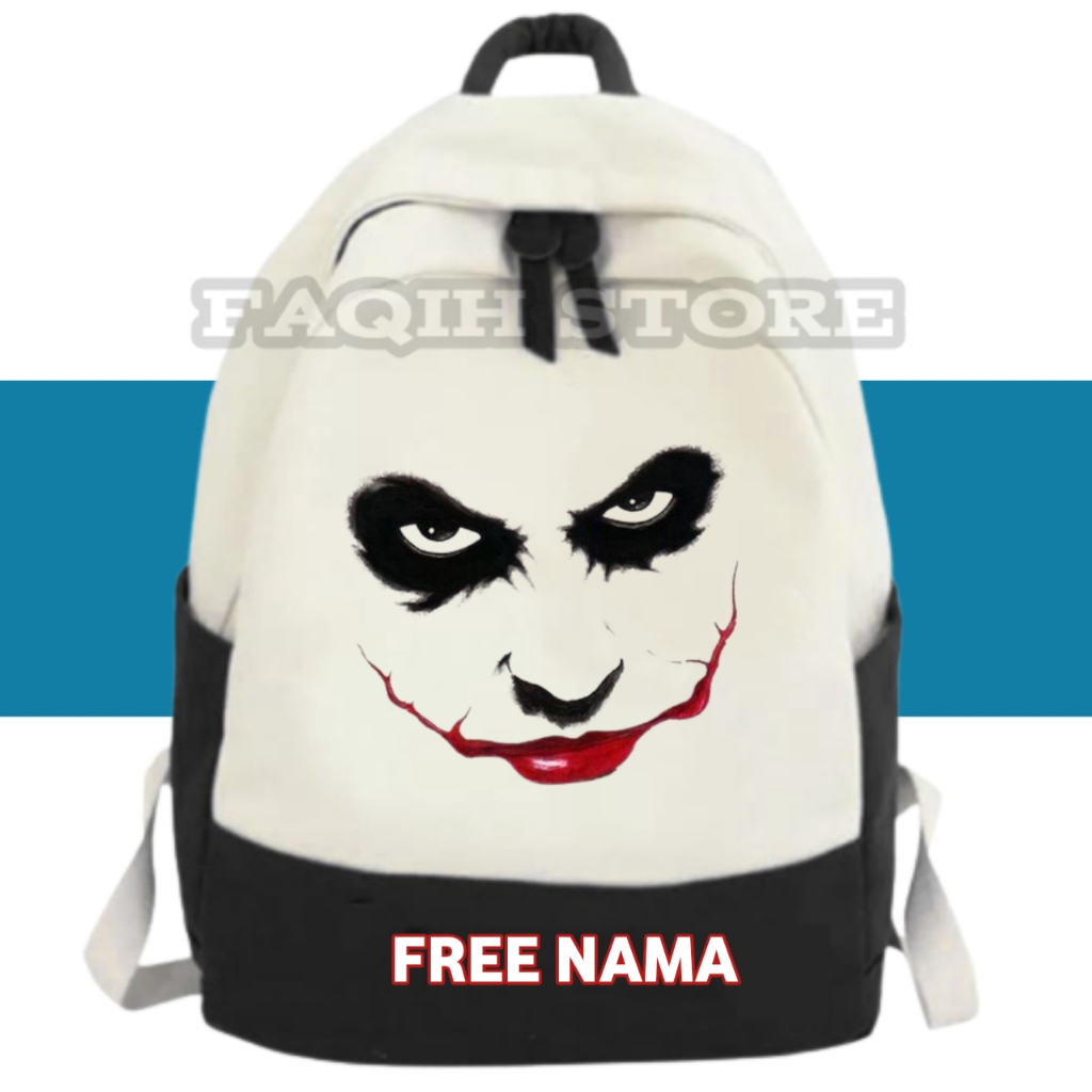TERBARU Tas Ransel Anak Karakter DC JOKER, Tas Ransel Anak Sekolah JOKER DC