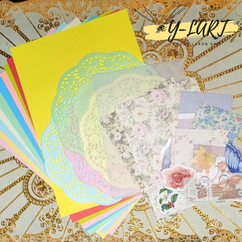 

Y-Lart Journal Kit (30pcs) - Colorful Flower Set