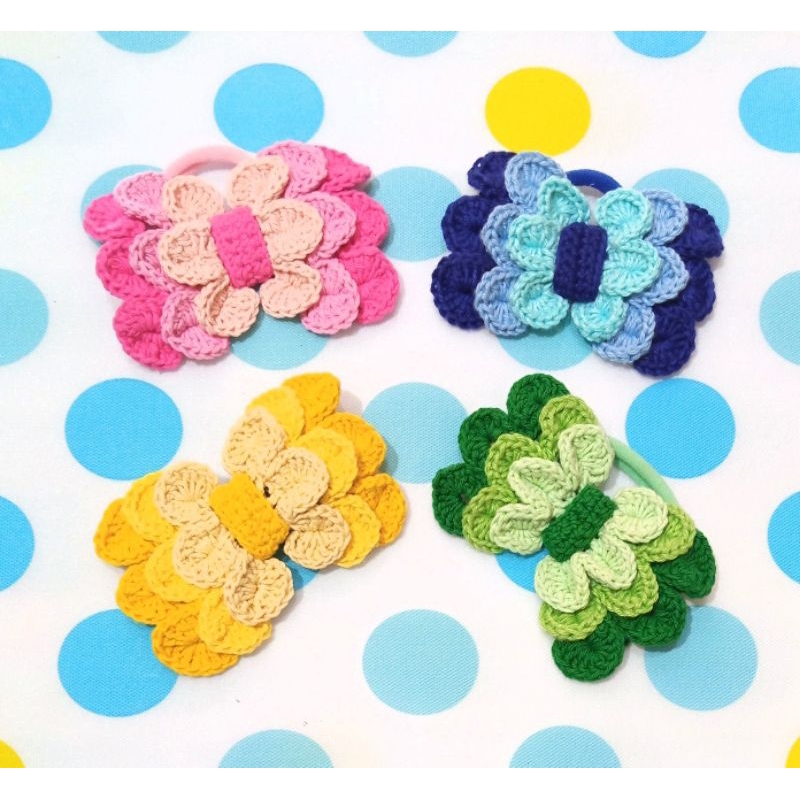 pita rajut aesthetic/ crocodile hair clip