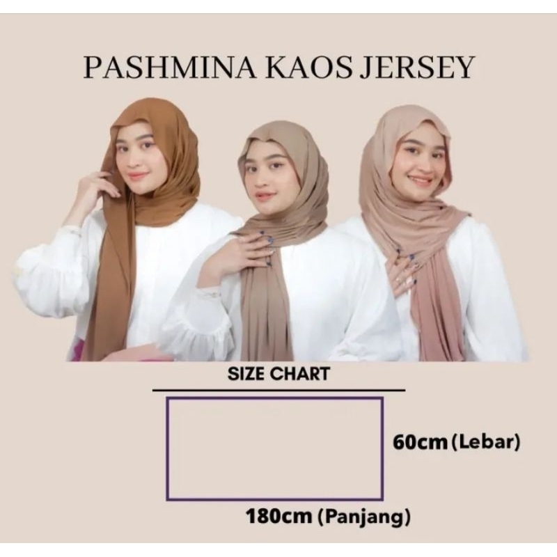 JASMINE-JILBAB PASHMINA-KAOS