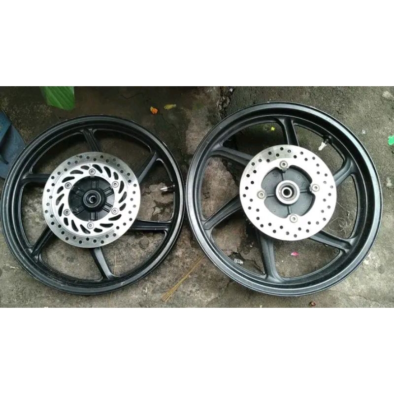 VELG RESING NEW MP MONOSHOK  dan CB150r old original copotan motor fullsettt...