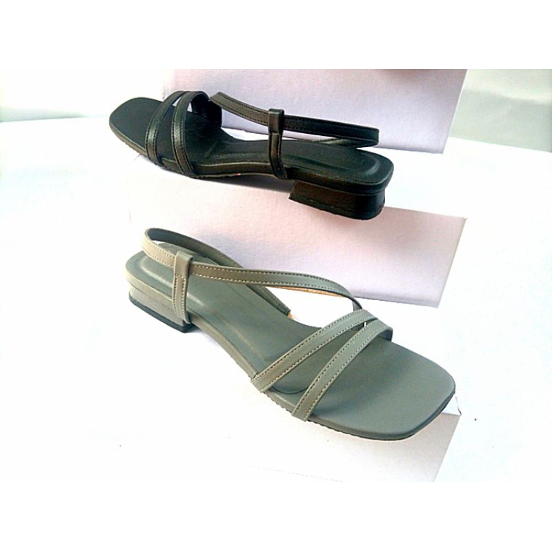 new&quot; sandal wanita Manda hak 2cm w_001